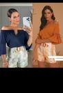 Conjunto de shorts e blusa avelina