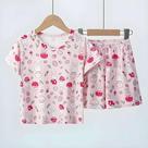 Conjunto de Shorts e Blusa Rosa para Menina - Roupa Casual de Verão Conjunto de Shorts e Blusa Rosa para Menina - Roupa Casual de Verão