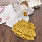Conjunto de Shorts e Tops Sem Mangas para Bebês - Roupas Infantis de Verão Conjunto de Shorts e Tops Sem Mangas para Bebês - Roupas Infantis de Verão