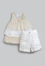 Conjunto de Shorts Menina Anjos Baby