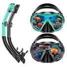 Conjunto de snorkel: equipamento de mergulho PIYAZI para adultos com bolsa de malha