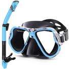 Conjunto de snorkel Greatever Dry Panoramic View Anti-Fog para adultos