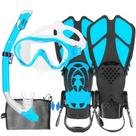 Conjunto de snorkeling HH HHAO SPORT Kids Mask Fins Snorkel para crianças