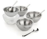Conjunto de Sobremesa Bowls Colheres Multiuso Para 6 Pessoas Vision Servir Sorvete Doces Pudim Não Esfria Mão Alto Padrão Conjunto de Sobremesa Bowls Colheres Multiuso Para 6 Pessoas Vision Servir Sorvete Doces Pudim Não Esfria Mão Alto Padrão