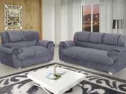 Conjunto de sofa 2x3 lugares Cinza