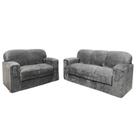 Conjunto de Sofá de 2 e 3 Lugares Cinza