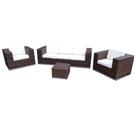 Conjunto de Sofá Fibra Sintética Quadrado - 1 Sofá 3L + 2 Poltronas + 1 Mesa Centro - Tecido Duna Cru Conjunto de Sofá Fibra Sintética Quadrado - 1 Sofá 3L + 2 Poltronas + 1 Mesa Centro - Tecido Duna Cru