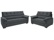 Conjunto de Sofás 2 e 3 Lugares Lisboa Linoforte Conjunto de Sofás 2 e 3 Lugares Lisboa Linoforte