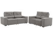 Conjunto de Sofás 2 e 3 Lugares Retrátil e
