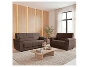 Conjunto de Sofás 2 e 3 Lugares Viena Plus SMP Conjunto de Sofás 2 e 3 Lugares Viena Plus SMP