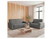Conjunto de Sofás 2 e 3 Lugares Viena Plus SMP Conjunto de Sofás 2 e 3 Lugares Viena Plus SMP