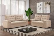 Conjunto de Sofás Estofados 3 e 2 Lugares Bertioga