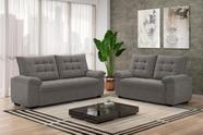 Conjunto de Sofás Estofados 3 e 2 Lugares Bertioga