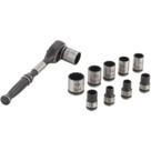 Conjunto de Soquete Universal 3/8' com 11 Peças