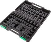 Conjunto de soquetes Amazon Basics, unidade de 46 peças de 3/8 polegadas com catraca