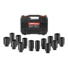 Conjunto de soquetes Axle Nut Impact VEVOR 1/2 Drive, 14 peças, métrico