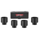Conjunto de soquetes Axle Nut Impact VEVOR 1/2 Drive, 6 pontos, 4 peças Conjunto de soquetes Axle Nut Impact VEVOR 1/2 Drive, 6 pontos, 4 peças