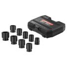 Conjunto de soquetes Axle Nut Impact VEVOR 1 Drive 6 pontos e 9 peças SAE