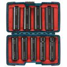 Conjunto de soquetes Bosch 27286 1/2" com haste de 9 peças com estojo
