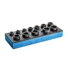 Conjunto de soquetes Capri Tools Stubby Impact 3/8 Drive/SAE 12 peças