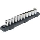 Conjunto de soquetes CRAFTSMAN 1/2 Drive 12 Pt SAE 11 peças
