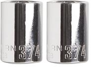 Conjunto de soquetes CRAFTSMAN Shallow SAE 1/2" Drive 3/4" 12 pontos Conjunto de soquetes CRAFTSMAN Shallow SAE 1/2" Drive 3/4" 12 pontos