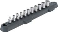 Conjunto de soquetes CRAFTSMAN, unidade de 1/4 polegadas, 6 pontos, 11 peças, SAE Conjunto de soquetes CRAFTSMAN, unidade de 1/4 polegadas, 6 pontos, 11 peças, SAE