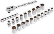 Conjunto de soquetes CRAFTSMAN Universal 1/2 Drive 19 peças CMMT12015