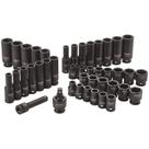 Conjunto de Soquetes de Impacto DEWALT 3/8" - 42 Peças (SAE/MM)