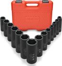 Conjunto de soquetes de impacto NEIKO 02476A 1/2 14 peças de 6 pontos SAE