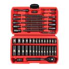 Conjunto de soquetes e conjunto de drivers de porcas 44PCS LLNDEI 1/4 Drive