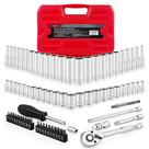 Conjunto de soquetes EACELIY 75 unidades 1/4 Drive Impact com catraca 4-14 mm