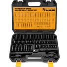 Conjunto de soquetes ELEAD 3/8" Drive Impact, 50 peças métricas/SAE com estojo