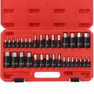 Conjunto de soquetes Hex Impact Bit RIMKOLO de 32 peças Allen SAE Metric