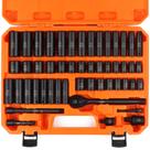 Conjunto de soquetes HORUSDY 3/8 Drive Impact 50 peças SAE 8-22mm