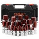 Conjunto de soquetes HORUSDY Allen, 32 peças, bits hexagonais, SAE e métrico