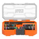 Conjunto de soquetes Klein Tools 654QS KNECT Quad 16 tamanhos 4 soquetes