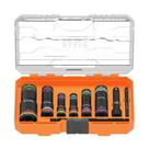 Conjunto de soquetes Klein Tools 656QS KNECT Quad 24 tamanhos 6 soquetes