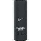 Conjunto de soquetes Makita A-96291 3/4" Deep Well Impact 1/2"