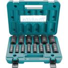Conjunto de soquetes Makita A-96372 1/2 Drive (14 peças) CRMO Steel Conjunto de soquetes Makita A-96372 1/2 Drive (14 peças) CRMO Steel
