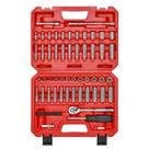 Conjunto de soquetes Mayouko, 62 peças, unidade de 1/4" com catraca SAE/Metric