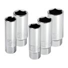 Conjunto de soquetes Powerbuilt 3/8" Drive Spark Plug de 6 pontos e 5 peças