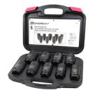 Conjunto de soquetes Powerbuilt Deluxe Axle Nut, 9 peças para estrangeiros