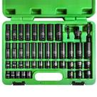 Conjunto de soquetes Steel Vision 43 unidades 3/8" Impact SAE & Metric Conjunto de soquetes Steel Vision 43 unidades 3/8" Impact SAE & Metric