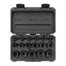 Conjunto de soquetes TEKTON 1/2" Drive 6-Point Impact 17 peças Conjunto de soquetes TEKTON 1/2" Drive 6-Point Impact 17 peças