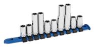 Conjunto de Soquetes Titan 67010 - 10 Peças (1/4" e 3/8") - 10mm Incluso