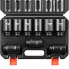 Conjunto de soquetes VEVOR 1/2 Drive, 9 peças de profundidade, 29-38 mm, com estojo