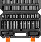 Conjunto de soquetes VEVOR 3/8 Drive Impact 25 peças SAE 5/16 - 1