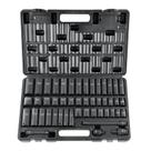 Conjunto de soquetes VEVOR 3/8 Drive Impact 48 peças SAE 5/16-3/4 e métrico 8-22 mm