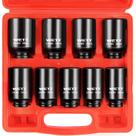 Conjunto de soquetes WETT 1/2 Drive Deep Impact 9 peças de 29 mm a 38 mm Conjunto de soquetes WETT 1/2 Drive Deep Impact 9 peças de 29 mm a 38 mm